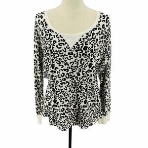 Harley Davidson Thermal Animal Print Long Sleeve Lightweight Large